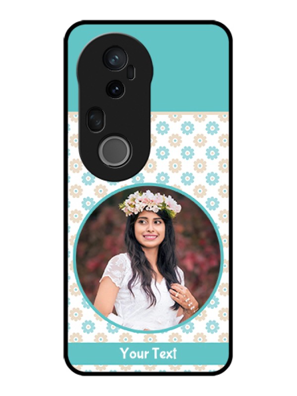 Custom Vivo T4 Ultra 5G Custom Glass Phone Case - Beautiful Flowers Design
