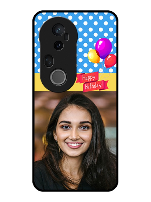 Custom Vivo T4 Ultra 5G Custom Glass Phone Case - Happy Birthday Design