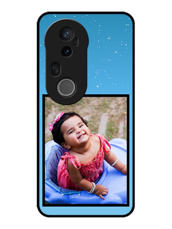 Custom Vivo T4 Ultra 5G Custom Glass Phone Case - Wave Pattern Colorful Design