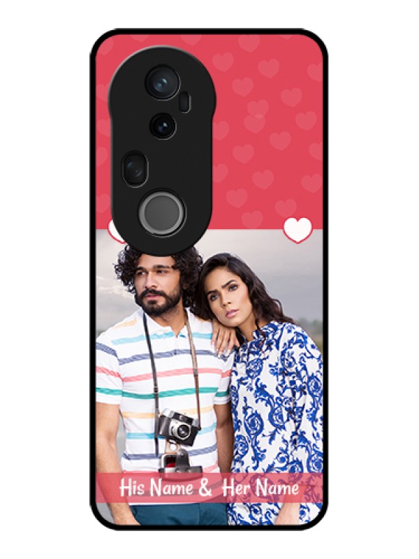 Custom Vivo T4 Ultra 5G Custom Glass Phone Case - Simple Love Design