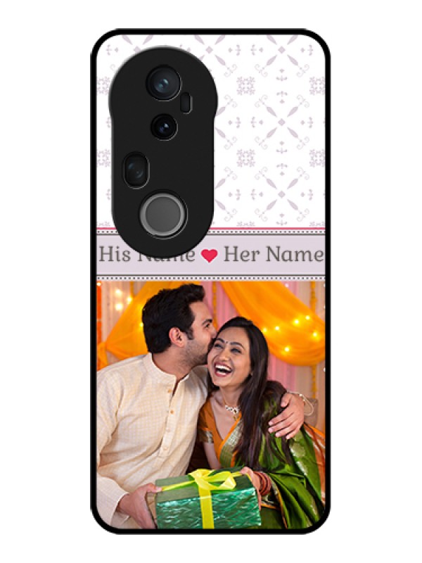 Custom Vivo T4 Ultra 5G Custom Glass Phone Case - With Photo And Ethnic Design