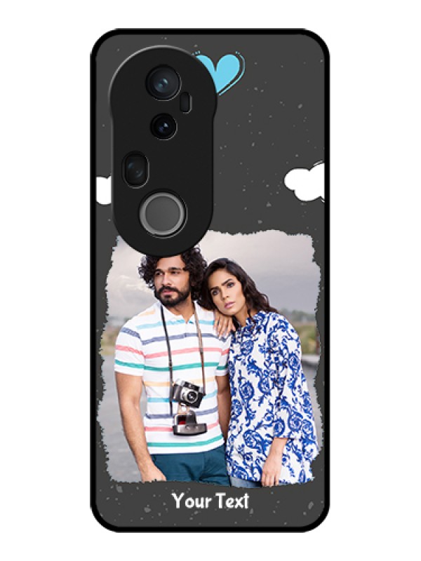 Custom Vivo T4 Ultra 5G Custom Glass Phone Case - Splashes With Love Doodles Design