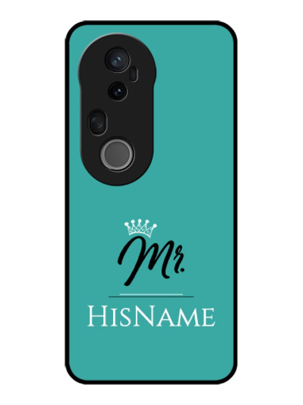 Custom Vivo T4 Ultra 5G Custom Glass Phone Case - Mr With Name Design