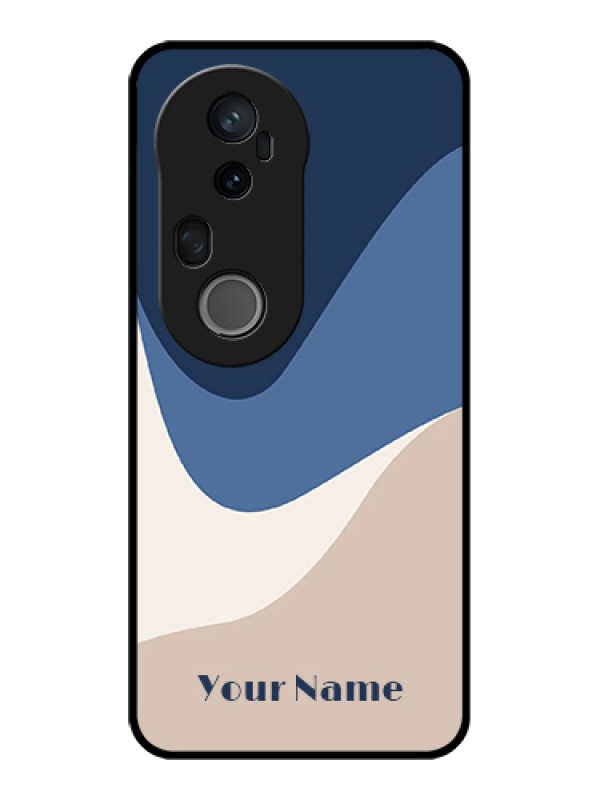 Custom Vivo T4 Ultra 5G Custom Glass Phone Case - Abstract Drip Art Design