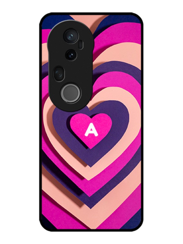 Custom Vivo T4 Ultra 5G Custom Glass Phone Case - Cute Heart Pattern Design