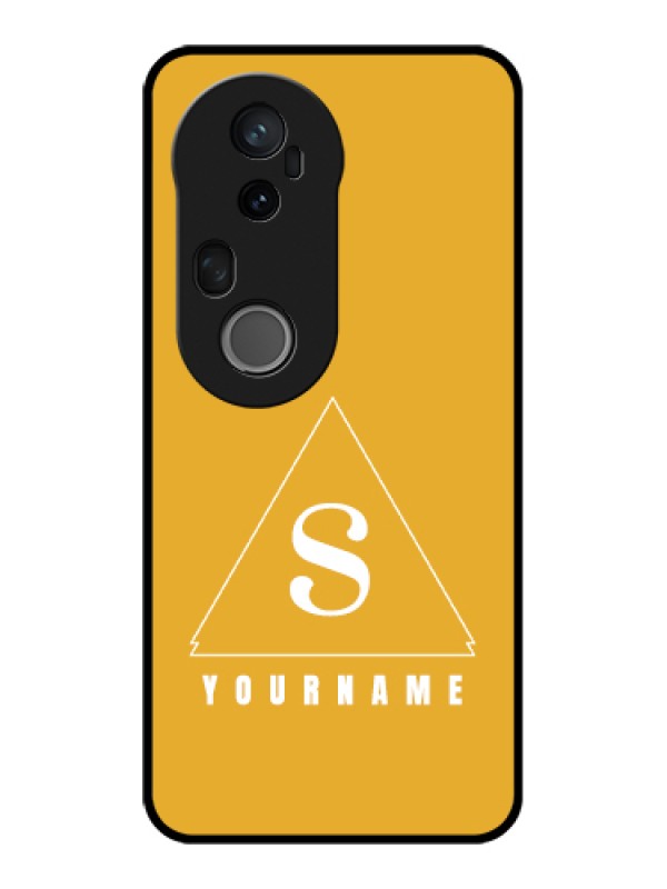 Custom Vivo T4 Ultra 5G Custom Glass Phone Case - Simple Triangle Design