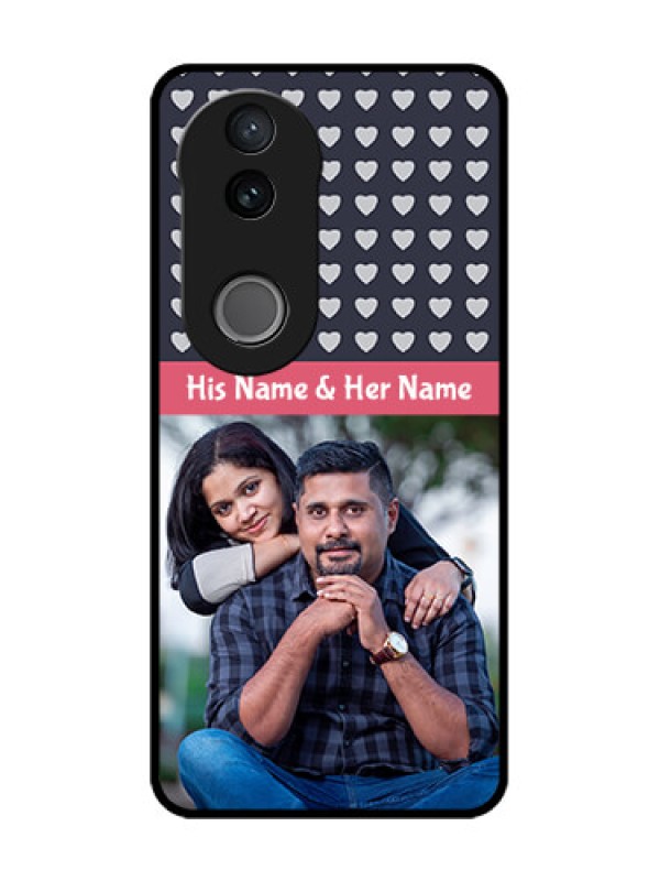 Custom Vivo T4R 5G Custom Glass Phone Case - Love Symbols Design