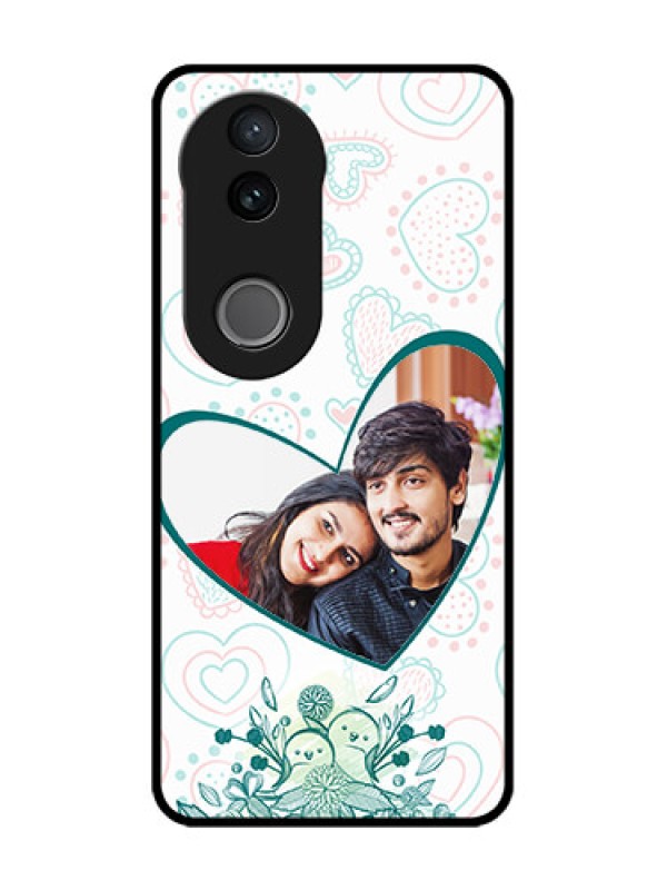 Custom Vivo T4R 5G Custom Glass Phone Case - Premium Couple Design