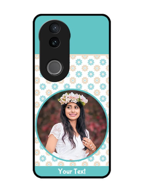 Custom Vivo T4R 5G Custom Glass Phone Case - Beautiful Flowers Design