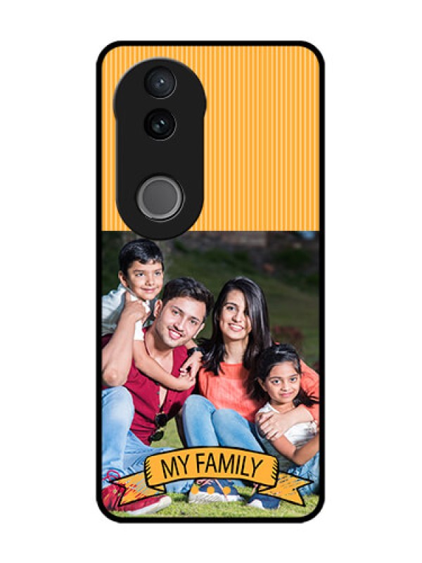 Custom Vivo T4R 5G Custom Glass Phone Case - My Family Design