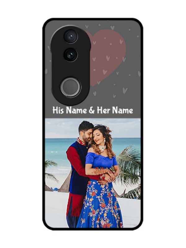 Custom Vivo T4R 5G Custom Glass Phone Case - Buy Love Design With Photo Online
