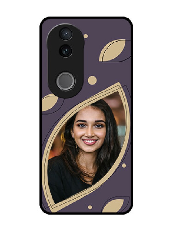 Custom Vivo T4R 5G Custom Glass Phone Case - Falling Leaf Design