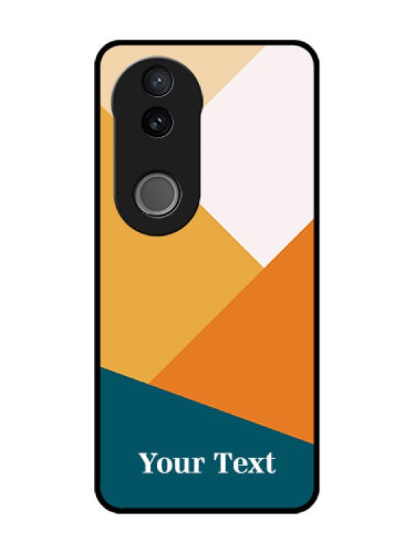 Custom Vivo T4R 5G Custom Glass Phone Case - Stacked Multi - Colour Design