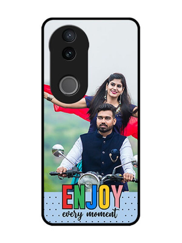 Custom Vivo T4R 5G Custom Glass Phone Case - Enjoy Every Moment Design