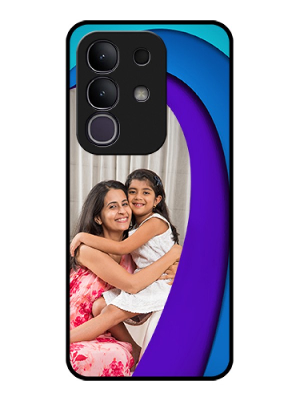 Custom Vivo T4x 5G Custom Glass Phone Case - Simple Pattern Design