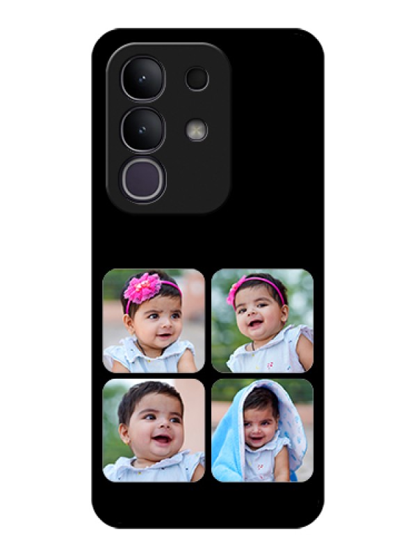 Custom Vivo T4x 5G Custom Glass Phone Case - Multiple Pictures Design