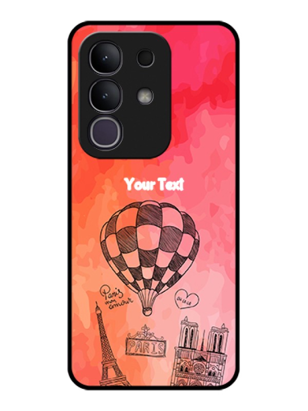 Custom Vivo T4x 5G Custom Glass Phone Case - Paris Theme Design