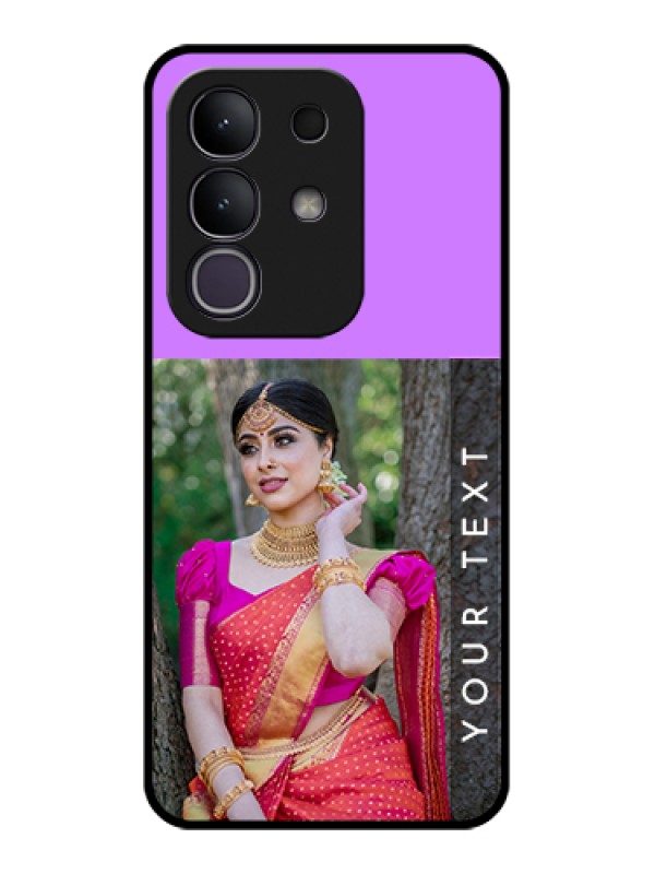 Custom Vivo T4x 5G Custom Glass Phone Case - Birthday Icons Design