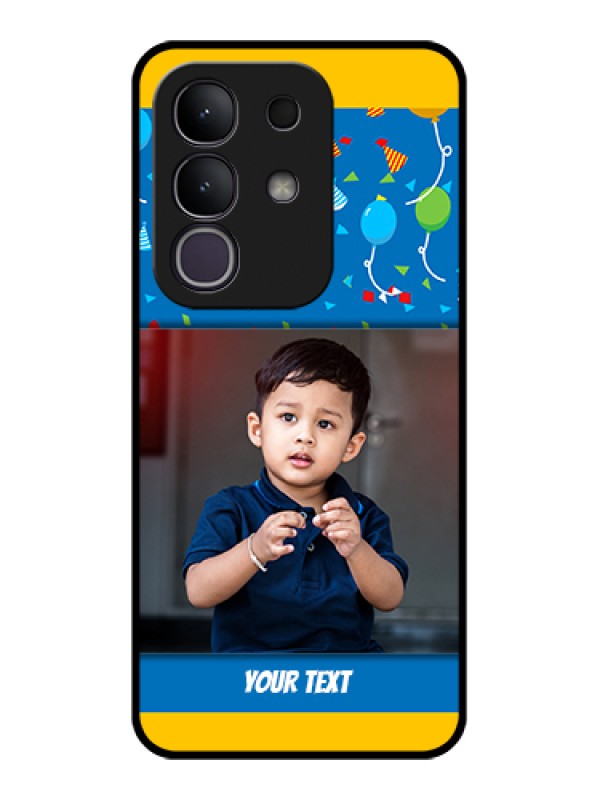 Custom Vivo T4x 5G Custom Glass Phone Case - Birthday Wishes Design