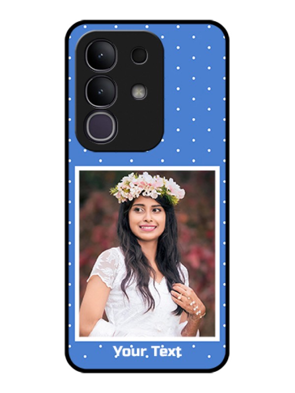 Custom Vivo T4x 5G Custom Glass Phone Case - Polka Dots Design