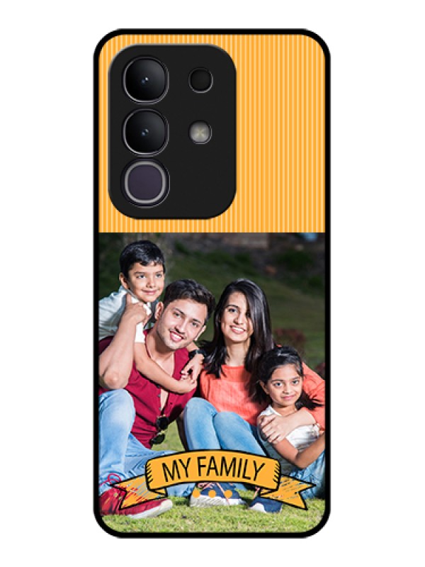 Custom Vivo T4x 5G Custom Glass Phone Case - My Family Design