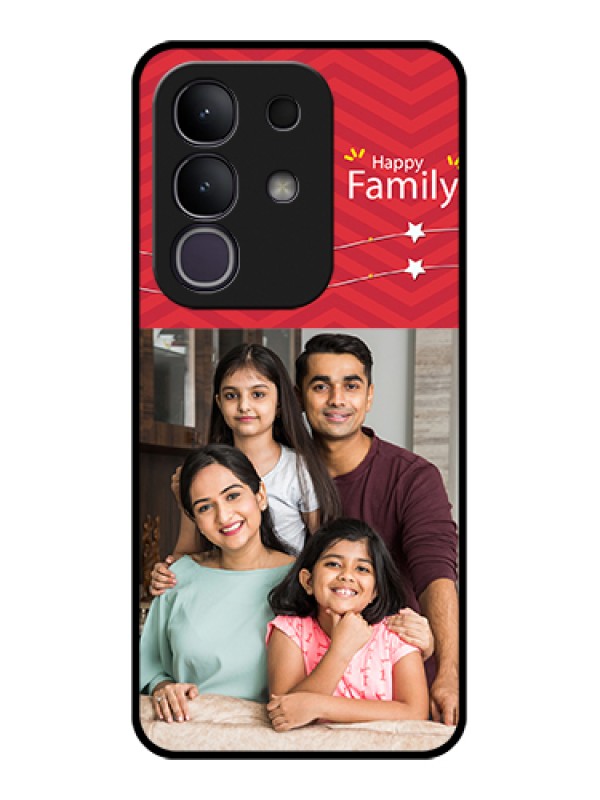 Custom Vivo T4x 5G Custom Glass Phone Case - Happy Family Design