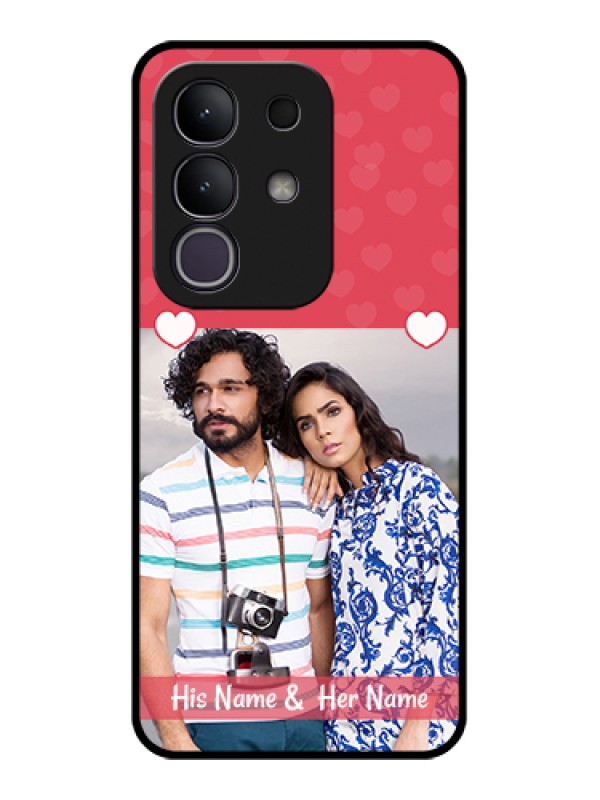 Custom Vivo T4x 5G Custom Glass Phone Case - Simple Love Design