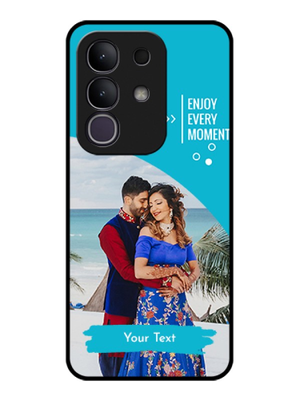 Custom Vivo T4x 5G Custom Glass Phone Case - Happy Moment Design