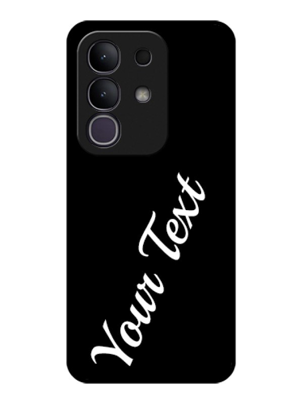 Custom Vivo T4x 5G Custom Glass Phone Case - With Your Name Design