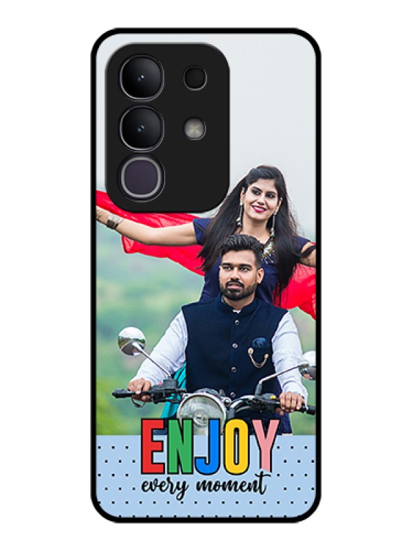 Custom Vivo T4x 5G Custom Glass Phone Case - Enjoy Every Moment Design