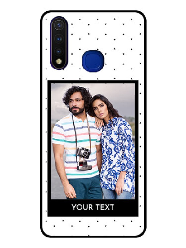 Custom Vivo U20 Photo Printing on Glass Case  - Premium Design