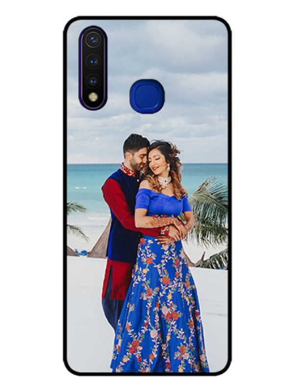 Custom Vivo U20 Photo Printing on Glass Case  - Upload Full Picture Design