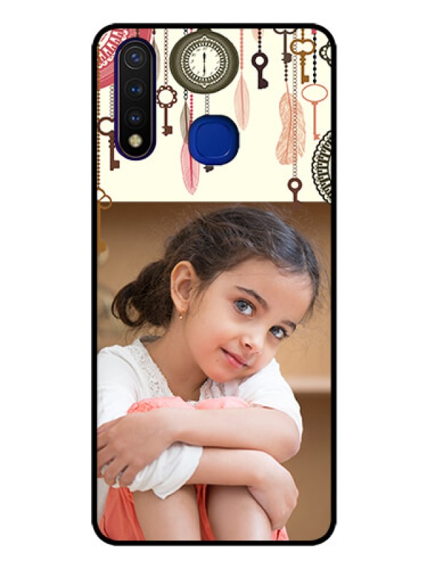 Custom Vivo U20 Custom Glass Mobile Case  - Boho Style Design