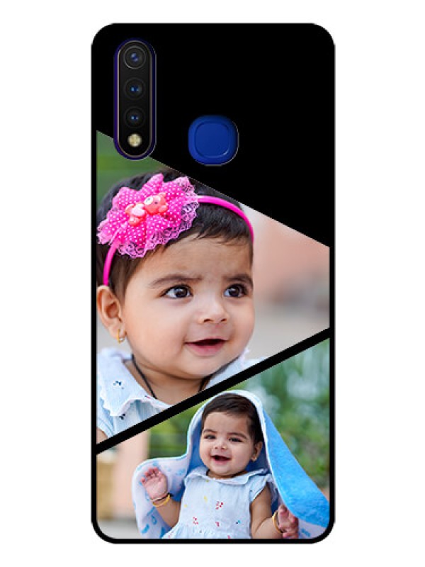 Custom Vivo U20 Custom Glass Phone Case  - Semi Cut Design