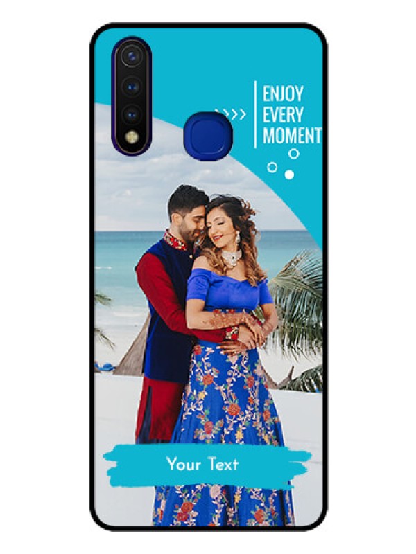 Custom Vivo U20 Custom Glass Mobile Case  - Happy Moment Design