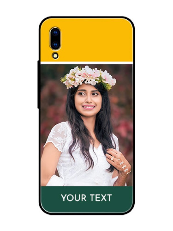 Custom Vivo V11 Pro Photo Printing on Glass Case  - Love You Design