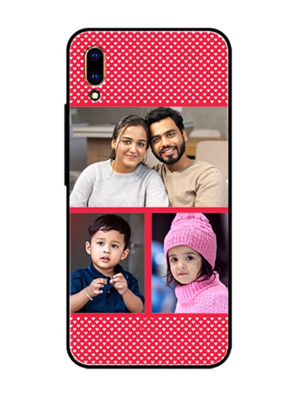 Custom Vivo V11 Pro Personalized Glass Phone Case  - Bulk Pic Upload Design