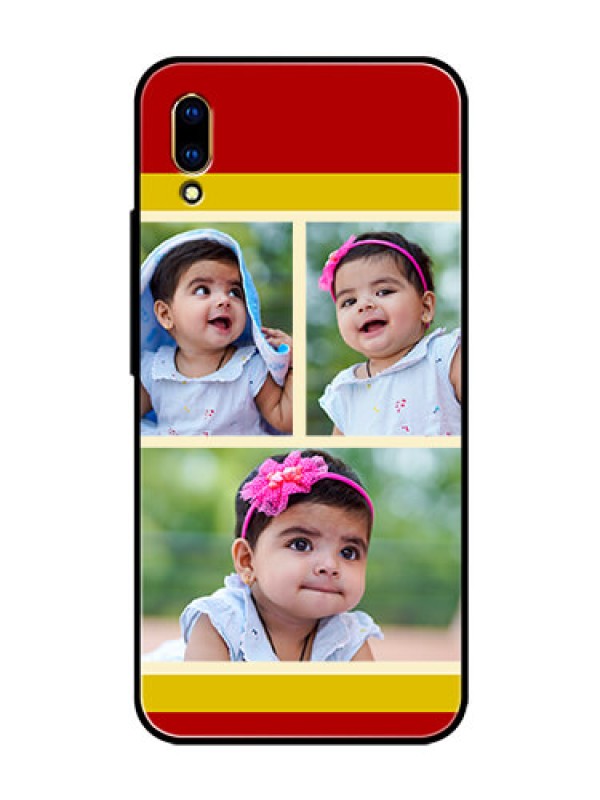 Custom Vivo V11 Pro Custom Glass Mobile Case  - Multiple Pic Upload Design