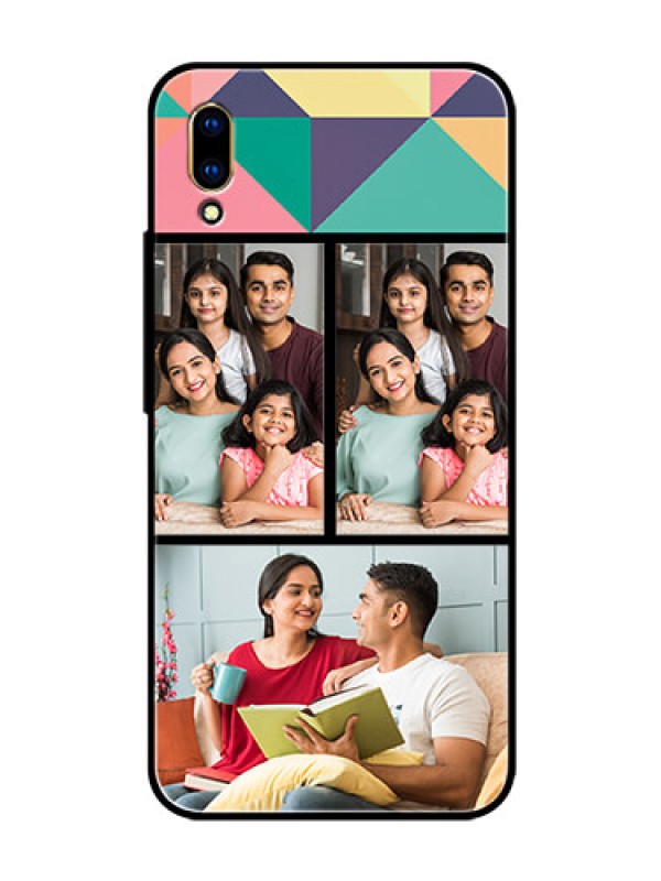 Custom Vivo V11 Pro Custom Glass Phone Case  - Bulk Pic Upload Design