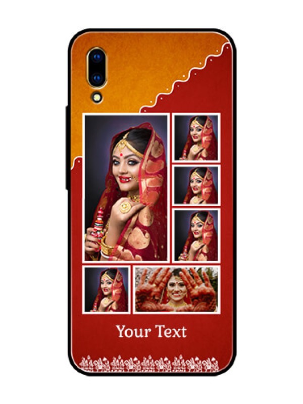 Custom Vivo V11 Pro Personalized Glass Phone Case  - Wedding Pic Upload Design