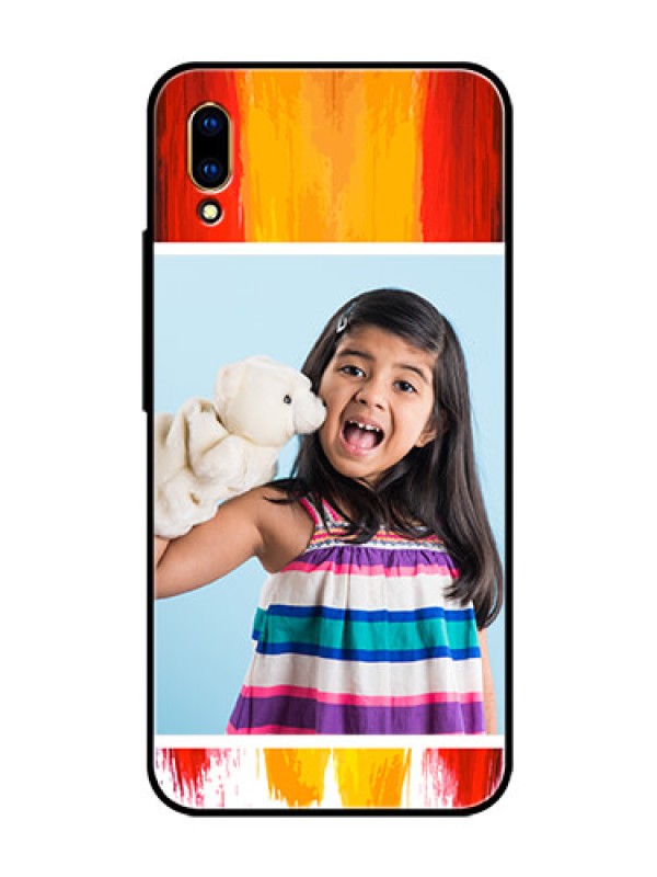 Custom Vivo V11 Pro Personalized Glass Phone Case  - Multi Color Design