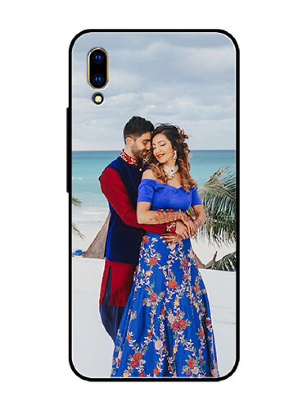 Custom Vivo V11 Pro Photo Printing on Glass Case  - Upload Full Picture Design