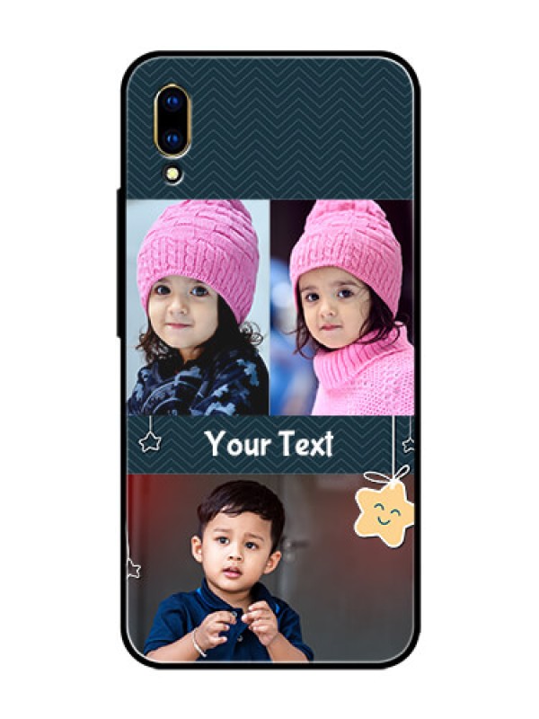 Custom Vivo V11 Pro Custom Glass Mobile Case  - Hanging Stars Design