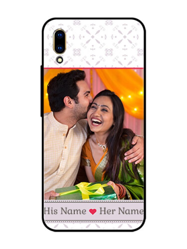 Custom Vivo V11 Pro Custom Glass Mobile Case  - with Photo and Ethnic Design
