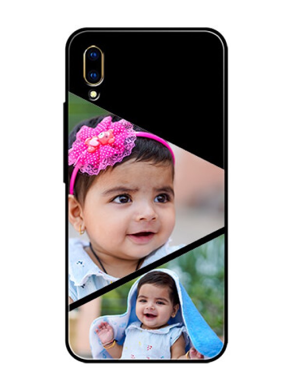 Custom Vivo V11 Pro Custom Glass Phone Case  - Semi Cut Design