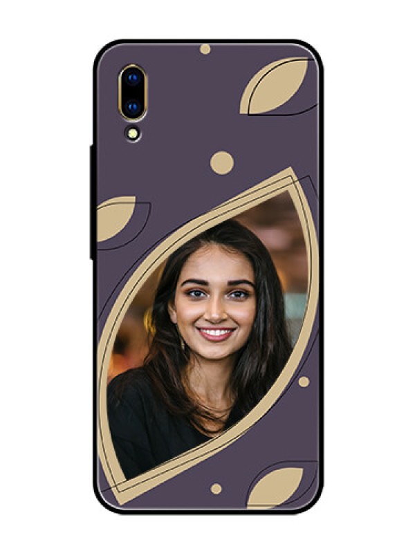 Custom Vivo V11 Pro Custom Glass Mobile Case - Falling Leaf Design