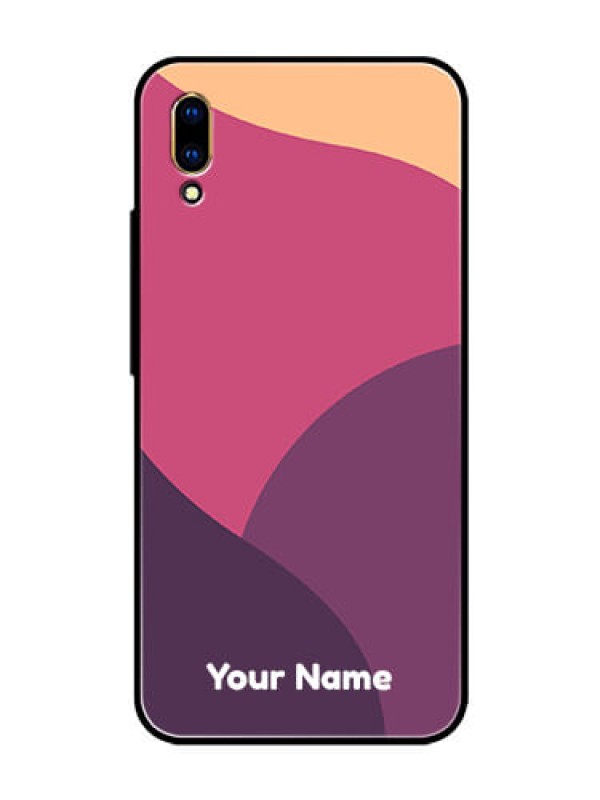 Custom Vivo V11 Pro Custom Glass Phone Case - Mixed Multi-colour abstract art Design