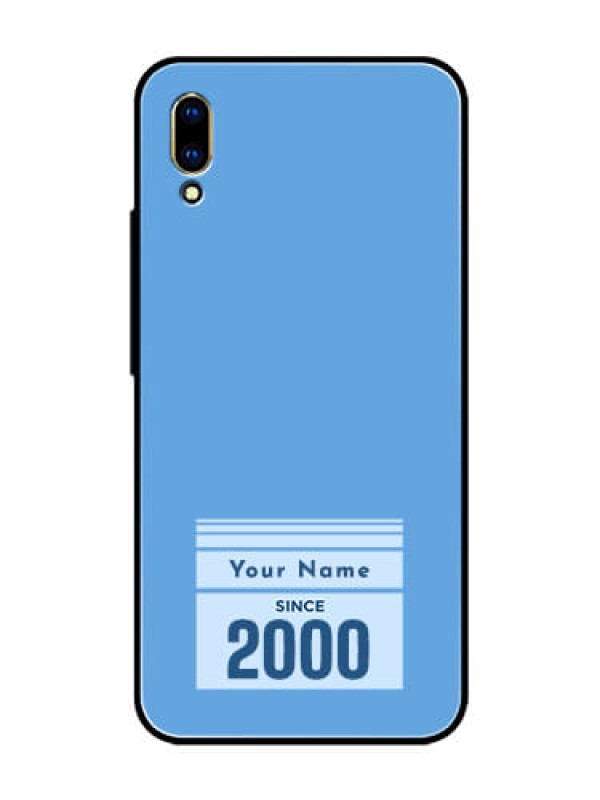 Custom Vivo V11 Pro Custom Glass Mobile Case - Custom Year of birth Design