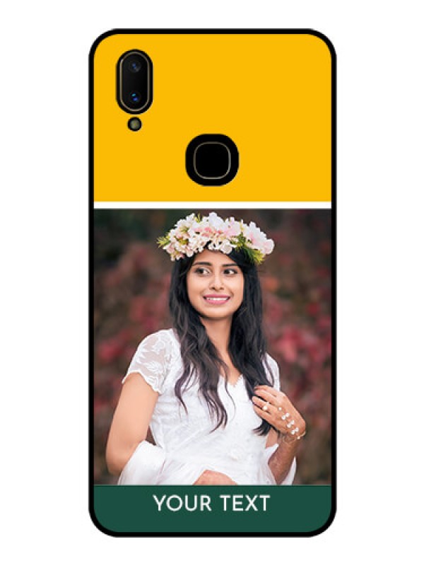Custom Vivo V11 Photo Printing on Glass Case  - Love You Design