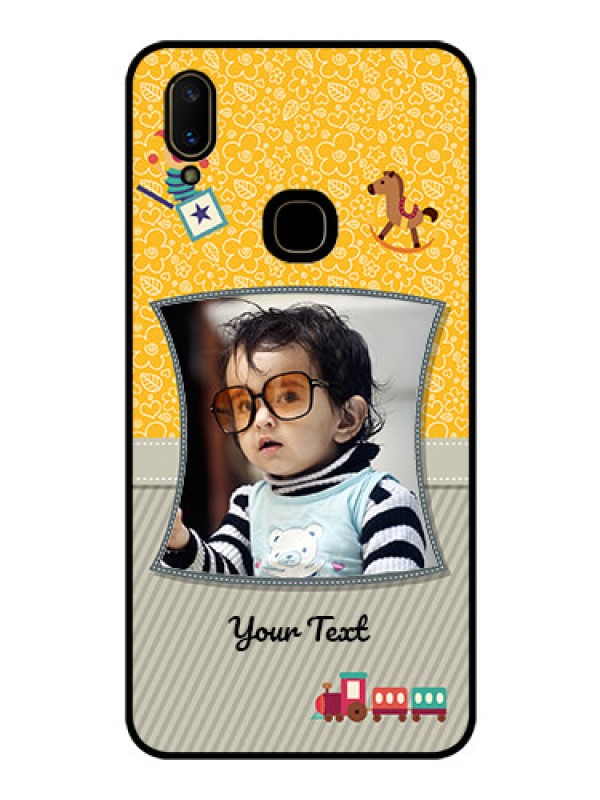 Custom Vivo V11 Personalized Glass Phone Case  - Baby Picture Upload Design